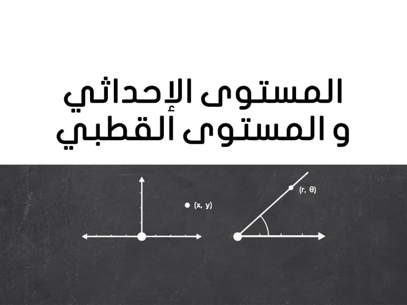 صورة مصغرة لدرس المستوى الإحداثي و المستوى القطبي في ثانوي - الرياضيات