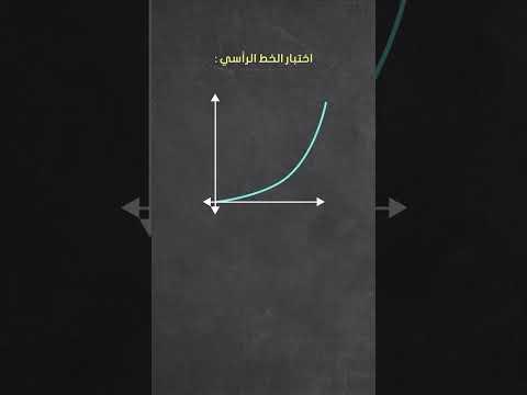 ماهي الدالة و اختبار الخط الرأسي